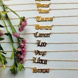 Gold Zodiac Sign Necklaces